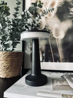 VIAMAJA LED Touch Bordlampe genopladelig - Sort New