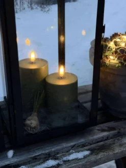 VIAMAJA LED Udendørs Bloklys - Sæt af 3 stk - Grøn Outlet
