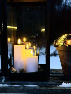 VIAMAJA LED Udendørs Bloklys Sæt af 3 stk - Hvid Outlet