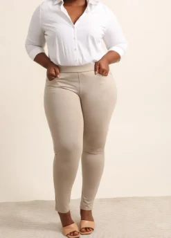 VIAMAJA Leggings Plus size 38-50 Beige Discount