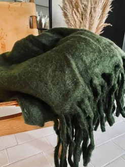 VIAMAJA Lækker varm plaid – Army New