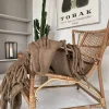 VIAMAJA Lækker varm plaid – Hasselnød Sale