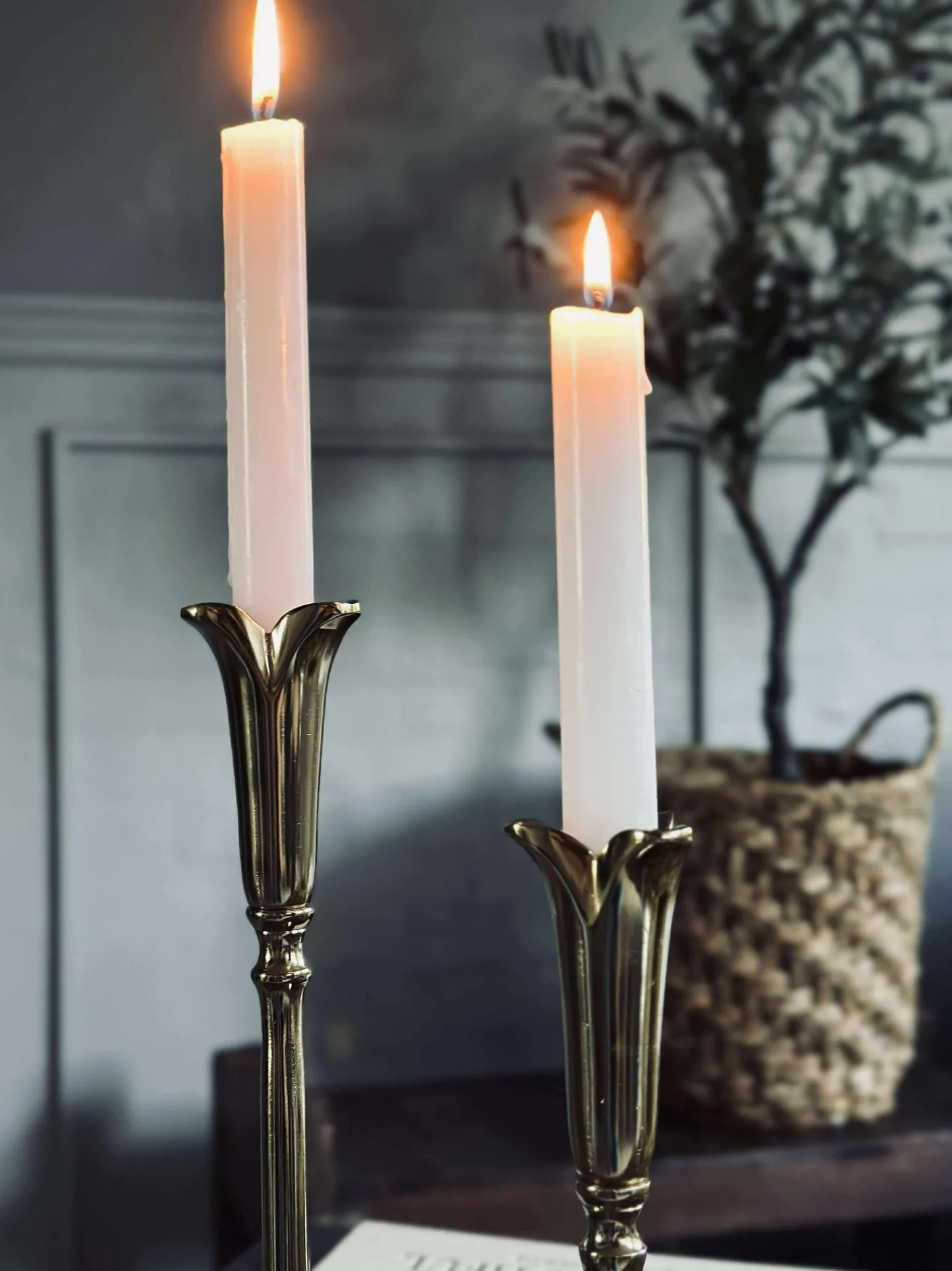 VIAMAJA Lysestage Calla Alu guld Outlet
