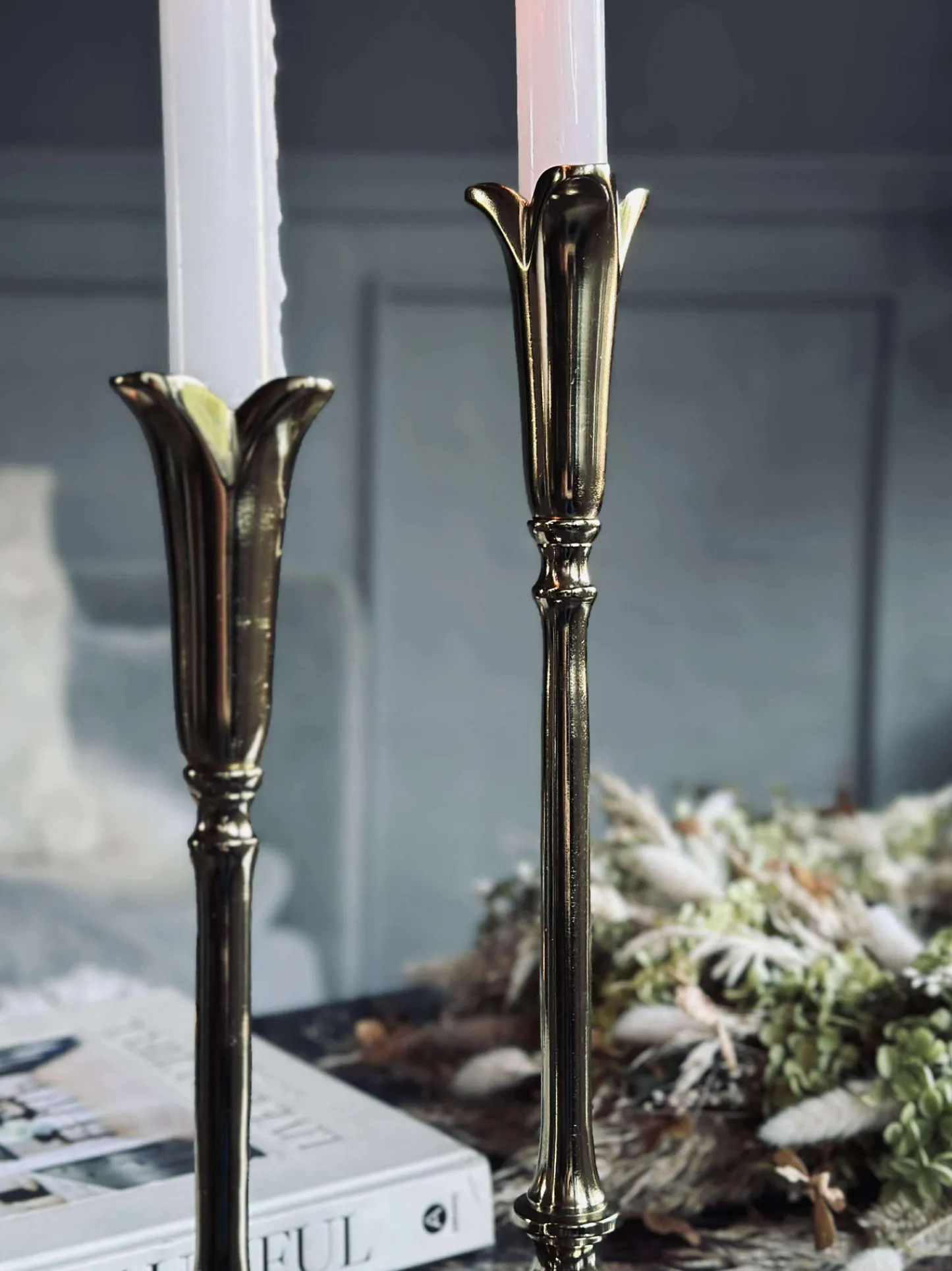 VIAMAJA Lysestage Calla Alu guld Outlet