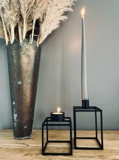 VIAMAJA Lysestage fyrfadslys Black Nora Outlet