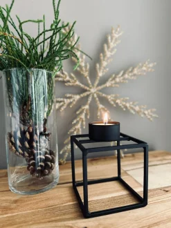 VIAMAJA Lysestage fyrfadslys Black Nora Outlet