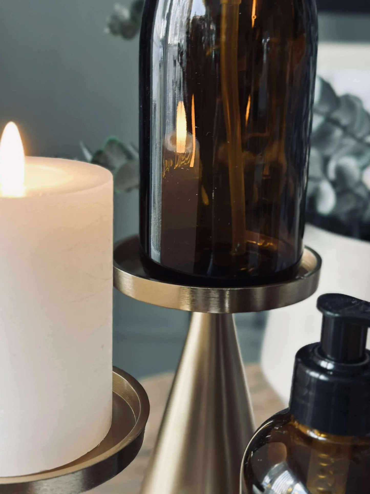 VIAMAJA Lysestage til bloklys - 13 cm Discount