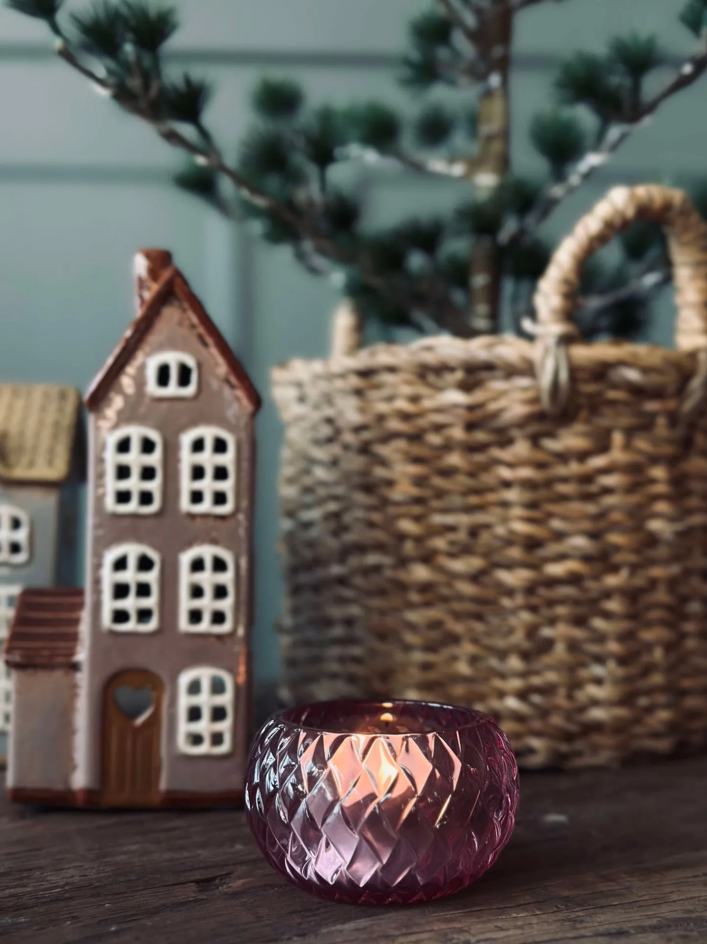 VIAMAJA Lysestage til fyrfadslys Diamond - Pink Discount