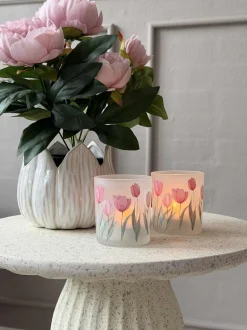 VIAMAJA Lysestager Tulipaner 3stk. Hot