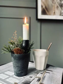 VIAMAJA Lysholder med spyd - 13 cm Outlet