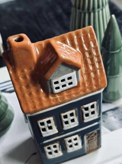 VIAMAJA Lyshus Keramik - Blå Discount