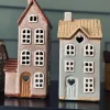 VIAMAJA Lyshus Keramik - Rosa / brun Outlet