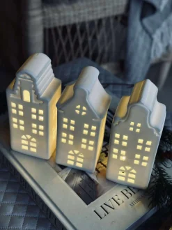 VIAMAJA Lyshus med led - WHITE MIX Outlet