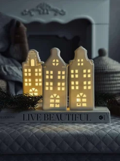 VIAMAJA Lyshus med led - WHITE MIX Outlet