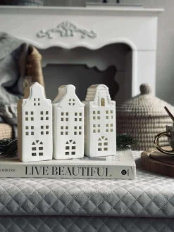 VIAMAJA Lyshus med led - WHITE MIX Outlet