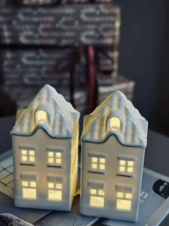 VIAMAJA Lyshus med led - Porcelæn