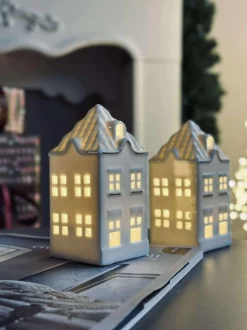 VIAMAJA Lyshus med led - Porcelæn