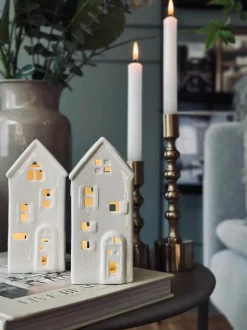 VIAMAJA Lyshus med led - WHITE MIX Best