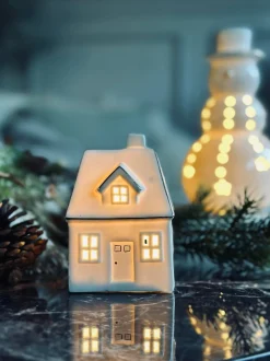 VIAMAJA Lyshus med led lys - Porcelæn Sale