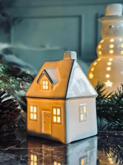 VIAMAJA Lyshus med led lys - Porcelæn Sale