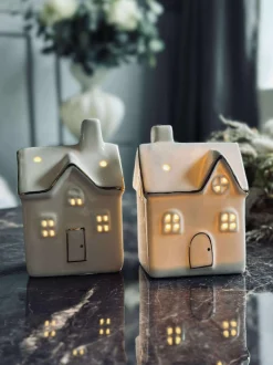 VIAMAJA Lyshus med led lys - WHITE MIX Discount