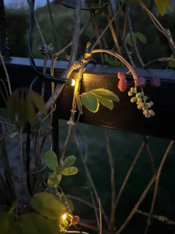 VIAMAJA Lyskæde med 60 led lys - solceller - Ekstra kraftig Best