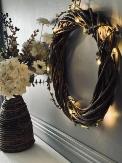 VIAMAJA Lyskæde med blade og blomster Discount