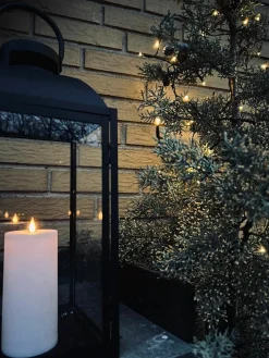 VIAMAJA Lyskæde med solceller - Ekstra kraftig med 100 led lys New