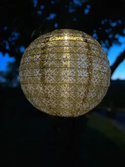 VIAMAJA Lyskugle med solceller - SUMMER GOLD Outlet