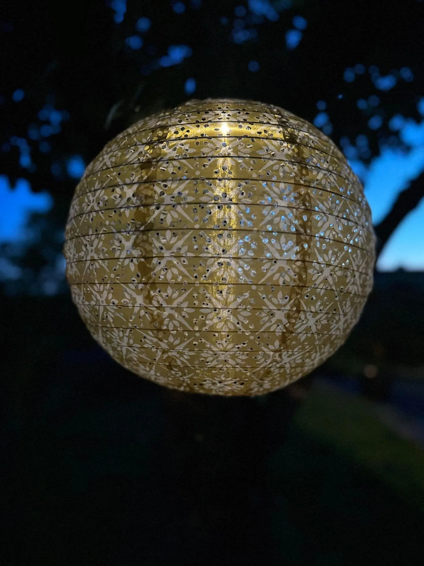 VIAMAJA Lyskugle med solceller - SUMMER GOLD Outlet
