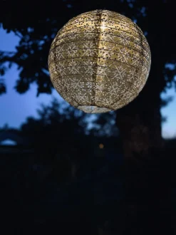 VIAMAJA Lyskugle med solceller - SUMMER GOLD Outlet