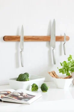 VIAMAJA Magnetisk knivholder - Walnut 59cm
