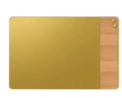 VIAMAJA Magnetisk tavle - Mat glas i guld og egefiner Hot