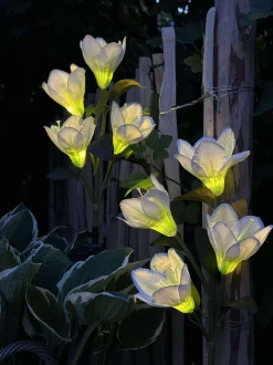 VIAMAJA Magnolia med solceller - Hvid Clearance
