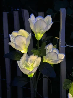 VIAMAJA Magnolia med solceller - Hvid Clearance