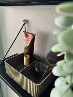 VIAMAJA Makeup organiser med opdeling – Taupe New