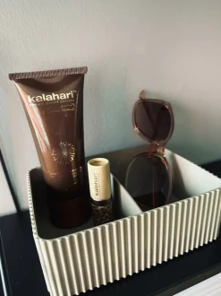 VIAMAJA Makeup organiser med opdeling – Taupe New