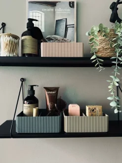 VIAMAJA Makeup organiser med opdeling – Taupe New