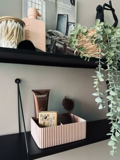 VIAMAJA Makeup organiser med opdeling – Rosa New