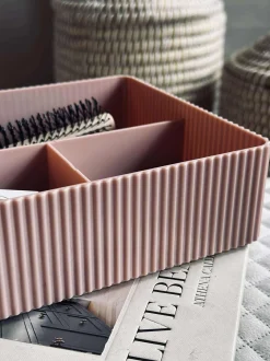 VIAMAJA Makeup organiser med rumopdeling - Rosa Best
