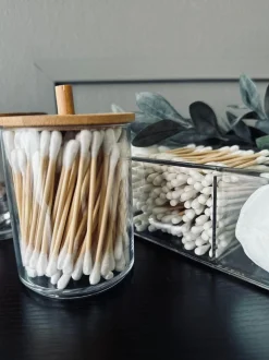 VIAMAJA Makeup organizer i akryl - 200 vatpinde