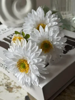 VIAMAJA Marguerit stilk 60 cm - Hvid Outlet