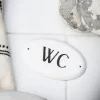 VIAMAJA Metalskilt WC Discount