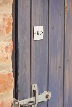 VIAMAJA Metalskilt WC Discount