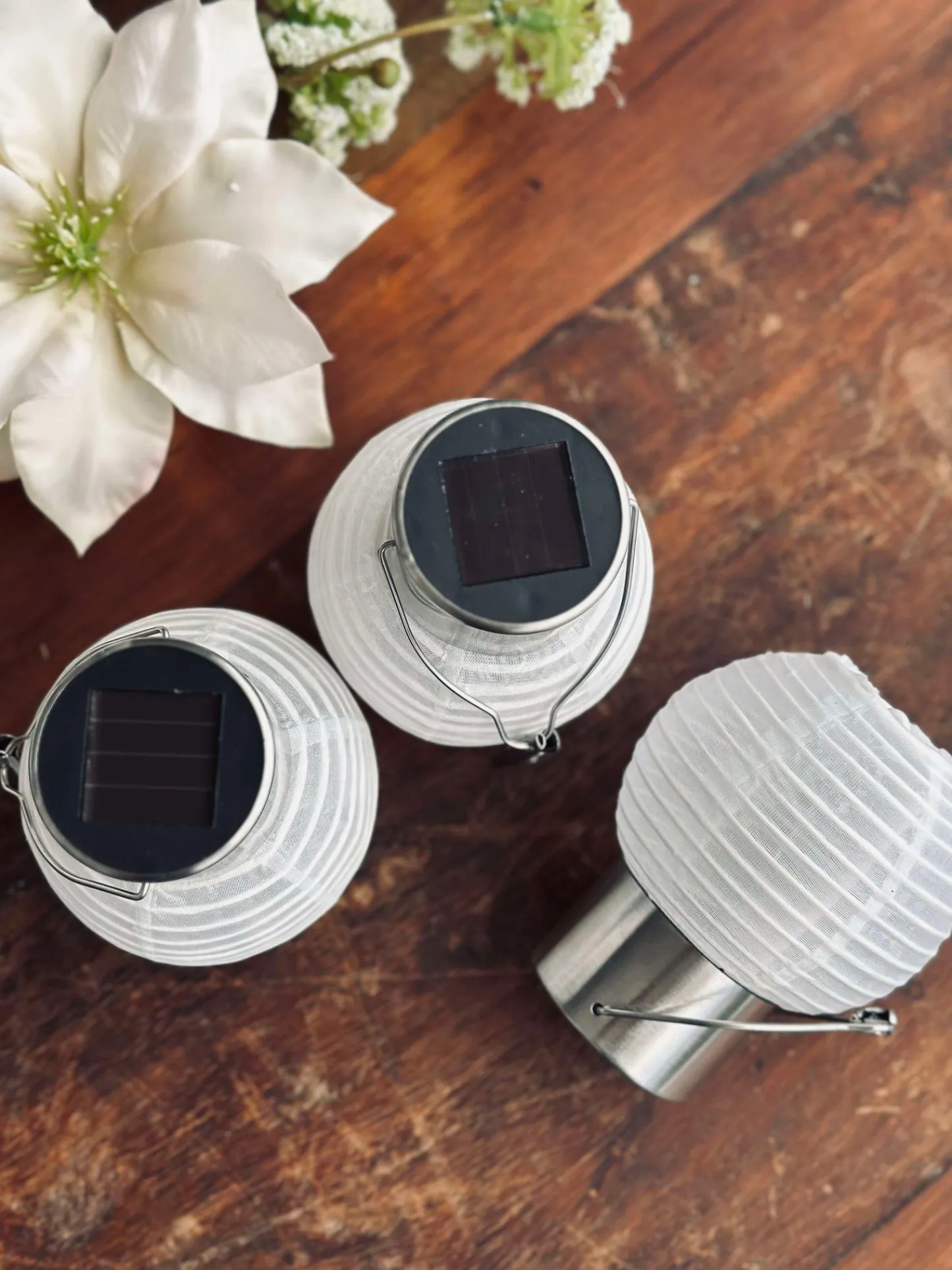VIAMAJA Mini lamper med solar - 3 stk.
