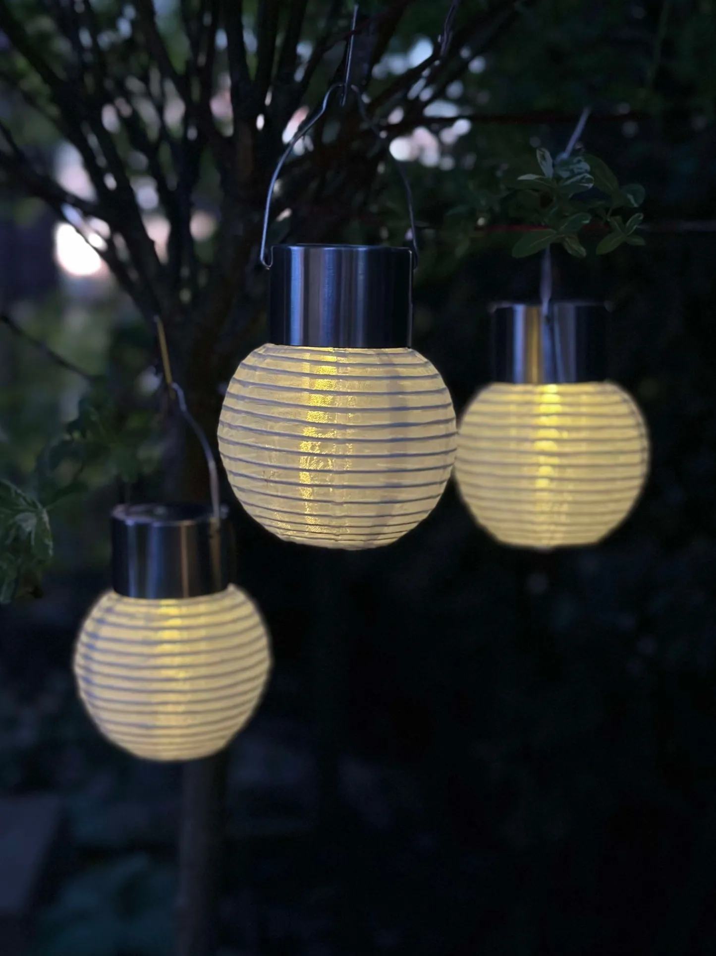 VIAMAJA Mini lamper med solar - 3 stk.