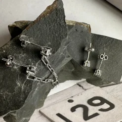 VIAMAJA Mix box m. 4 øreringe - Jessica Sterling silver Online