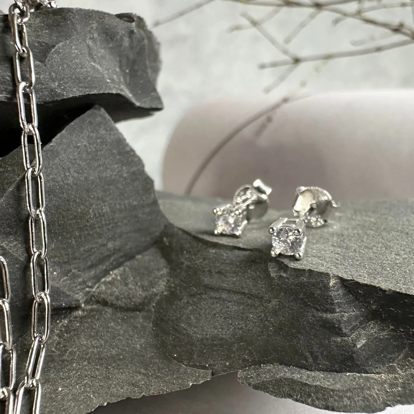VIAMAJA Mix box m. 4 øreringe - Jessica Sterling silver Online