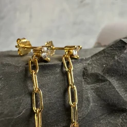 VIAMAJA Mix box m. 4 øreringe - Jessica 18k forgyldt Clearance