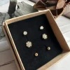 VIAMAJA Mix box med 6 øreringe - Ivy 18k forgyldt